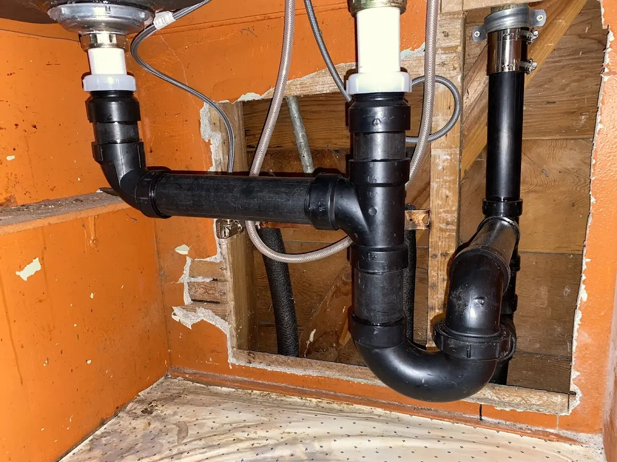 Professional Plumbing Inspection equipment and tools on the job in Woodbridge